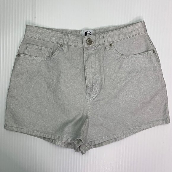 BDG Urban Outfitters Shorts Size 29 Metallic Denim - Picture 1 of 8